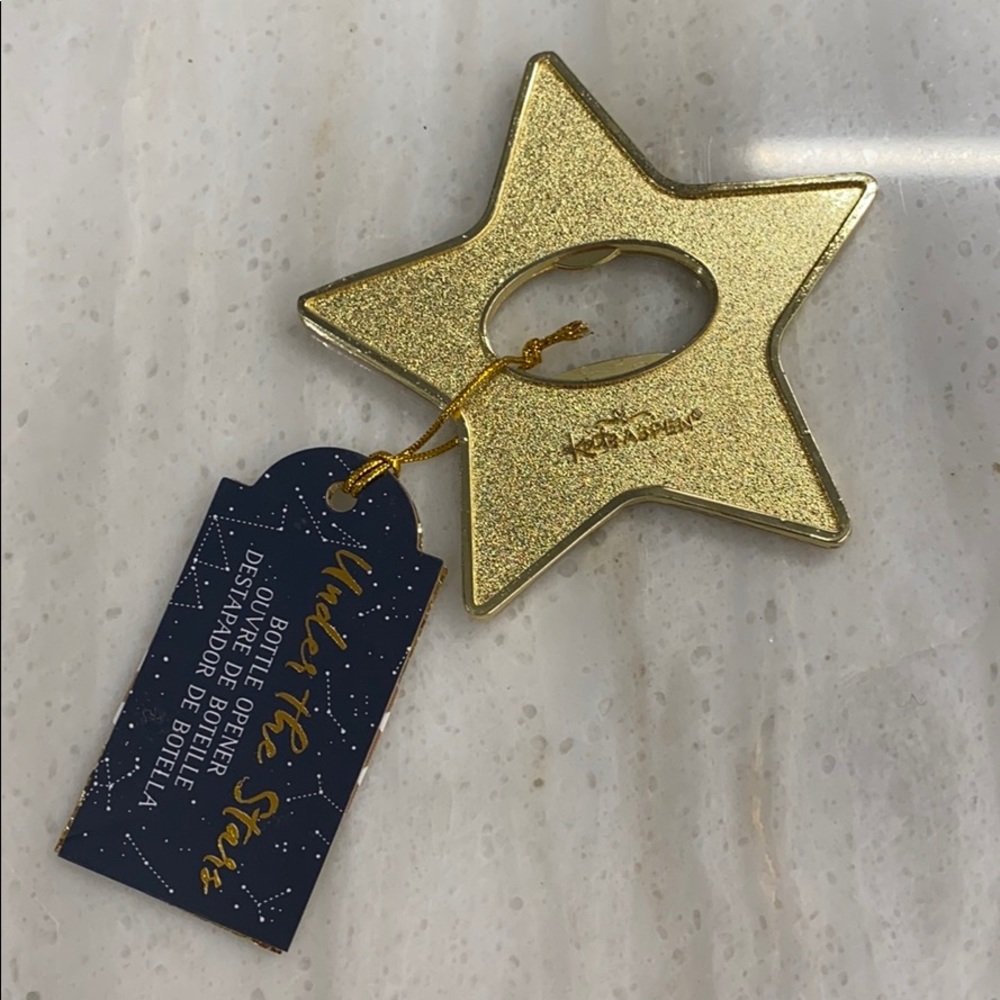 Kate Aspen gold star shaped bottle opener ⭐️